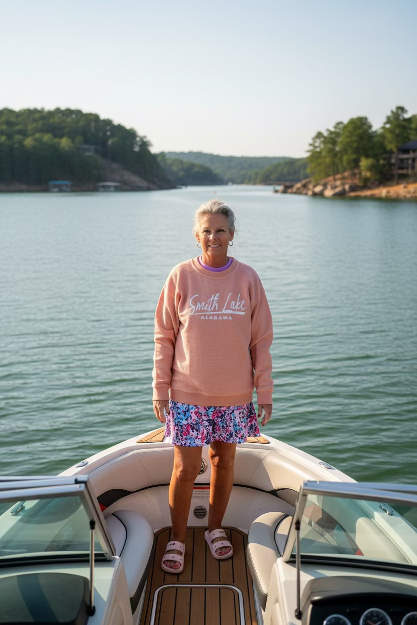 Smith Lake Women's Lightweight Nantucket Fleece 2