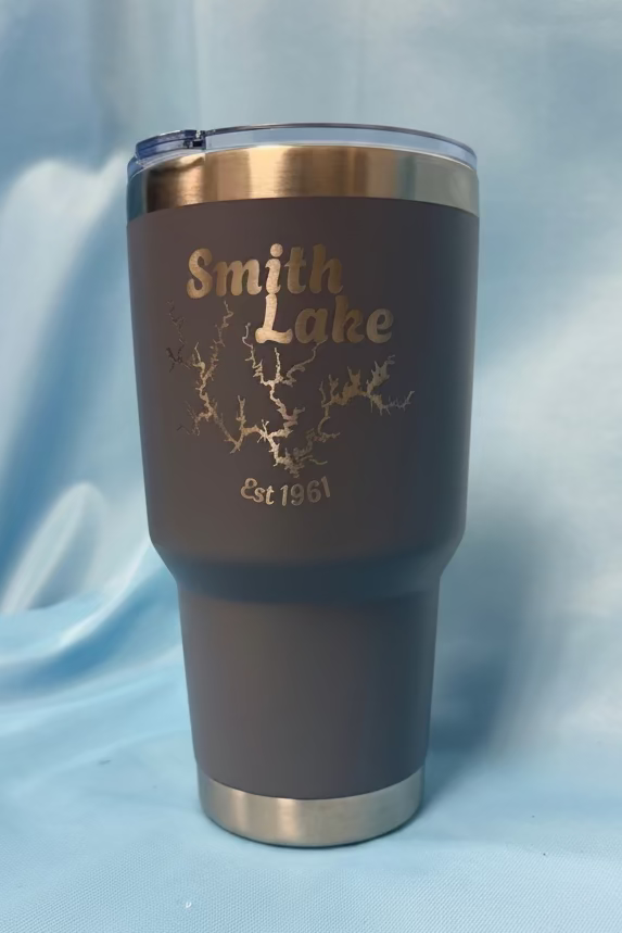 Smith Lake Engraved Tumblers 15