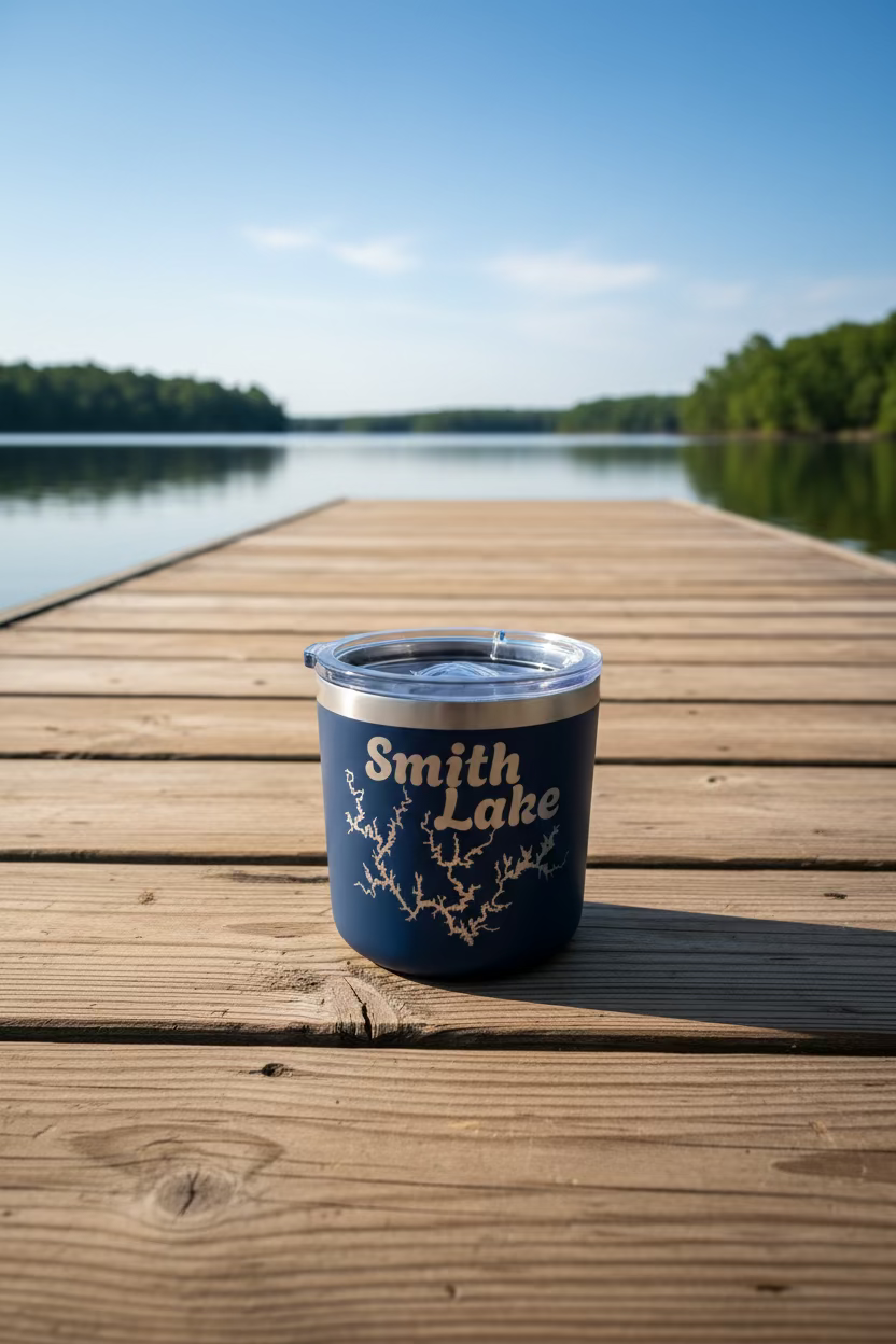 Smith Lake Engraved Tumblers 19