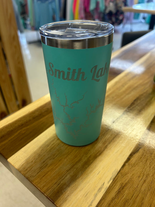 Smith Lake 12 oz Skinny Tumbler, Stainless Steel Insulated Slim Tumbler