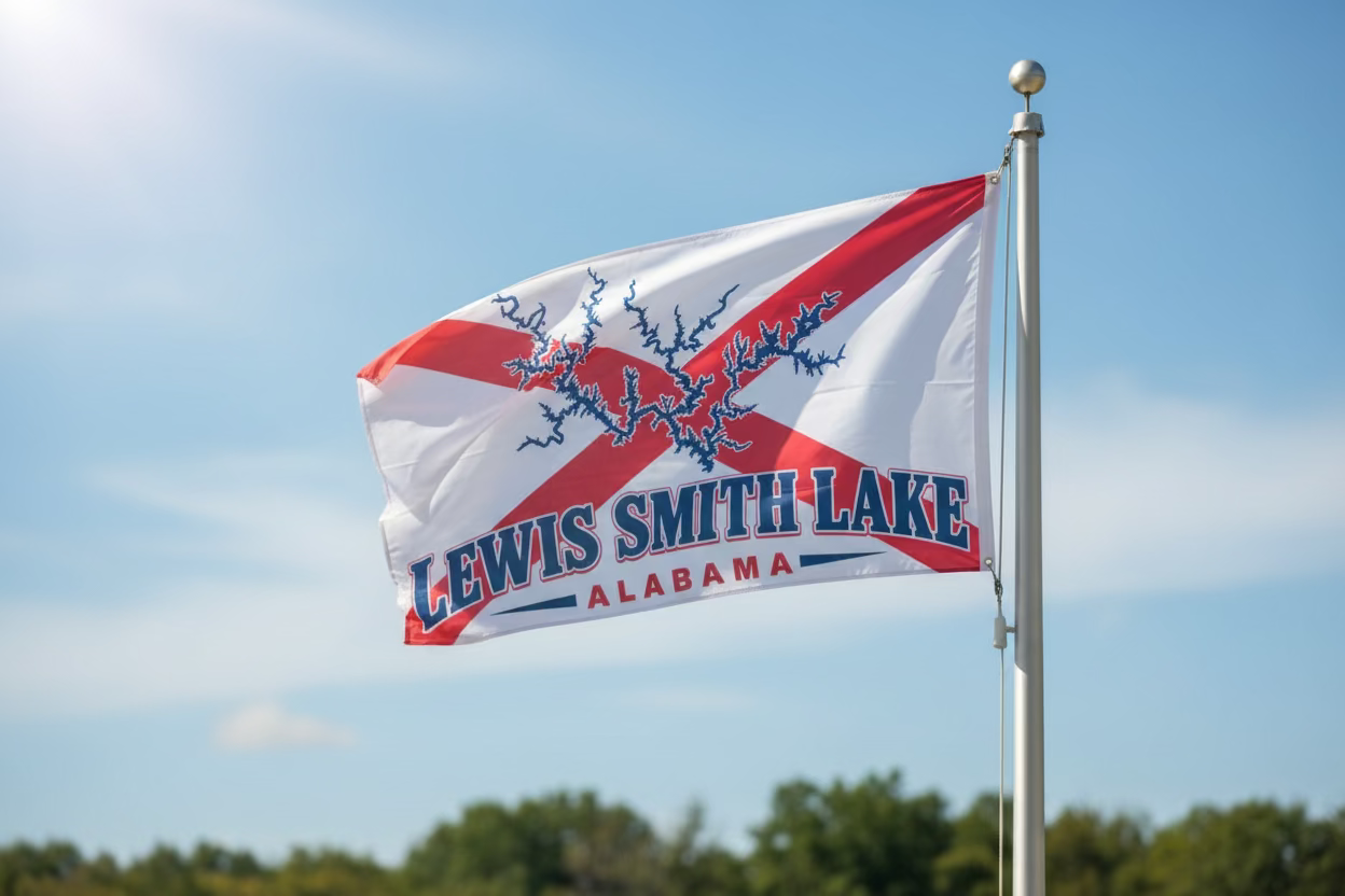 Alabama Lewis Smith Lake Flag 3x5' 2