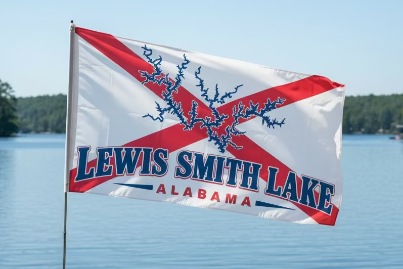 Alabama Lewis Smith Lake Flag 3x5' 1