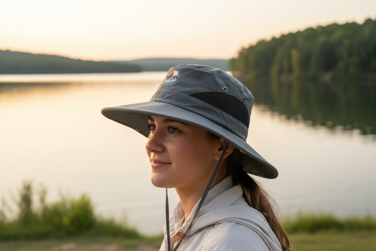 Sun Bucket Hat Wide Brim UPF50+ Outdoor Boonie Hat