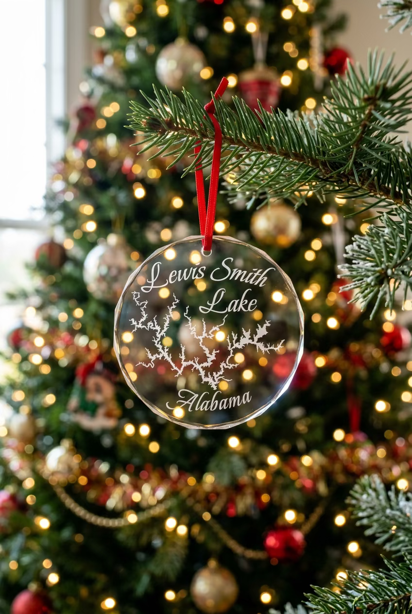 Crystal Lewis Smith Lake Ornament 1
