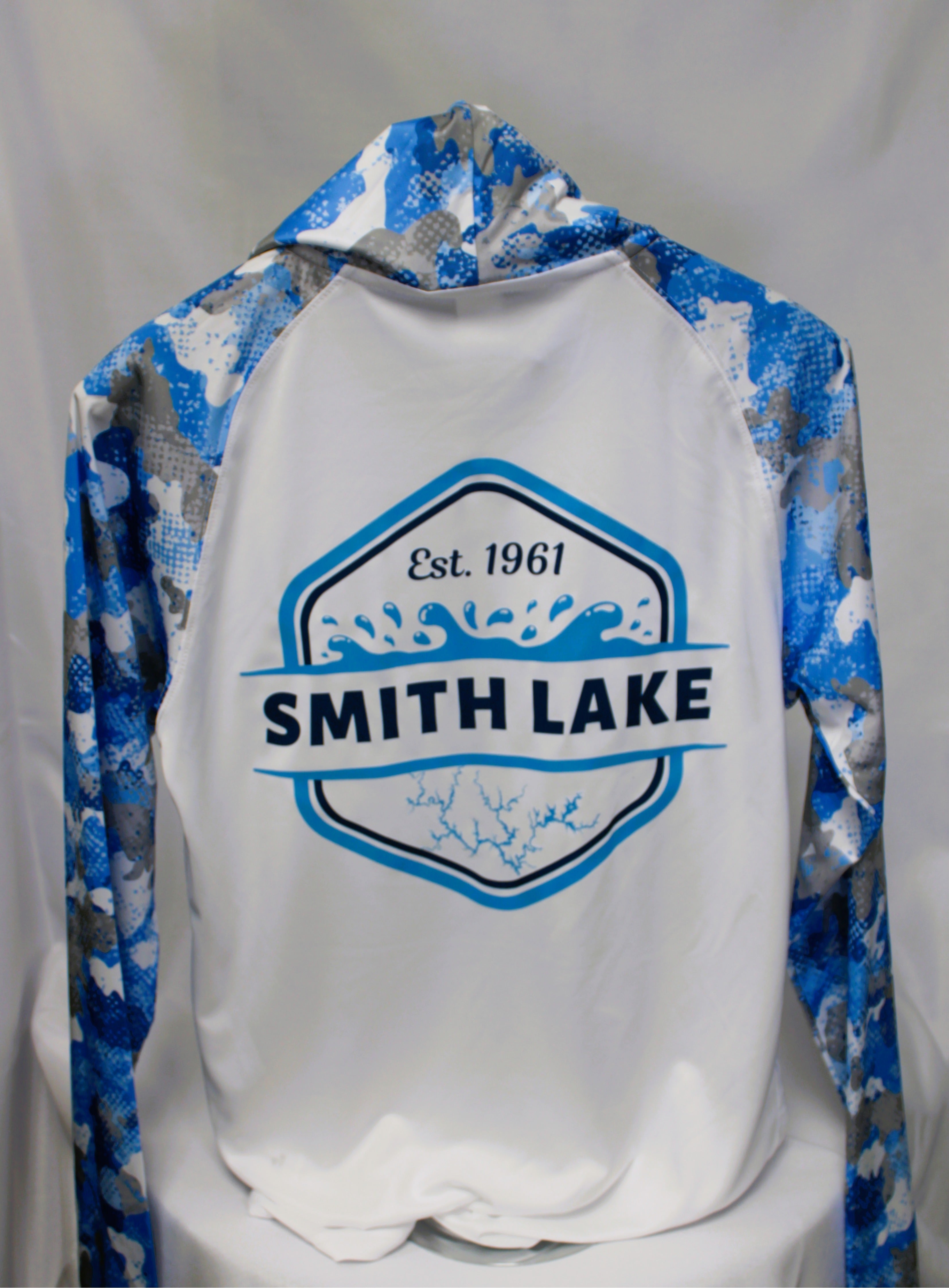 Smith Lake Extreme Performance Shirt - White/Lake Camo