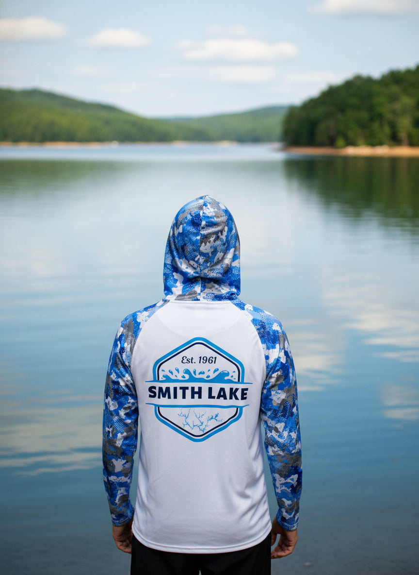Smith Lake Extreme Performance Shirt - White/Lake Camo