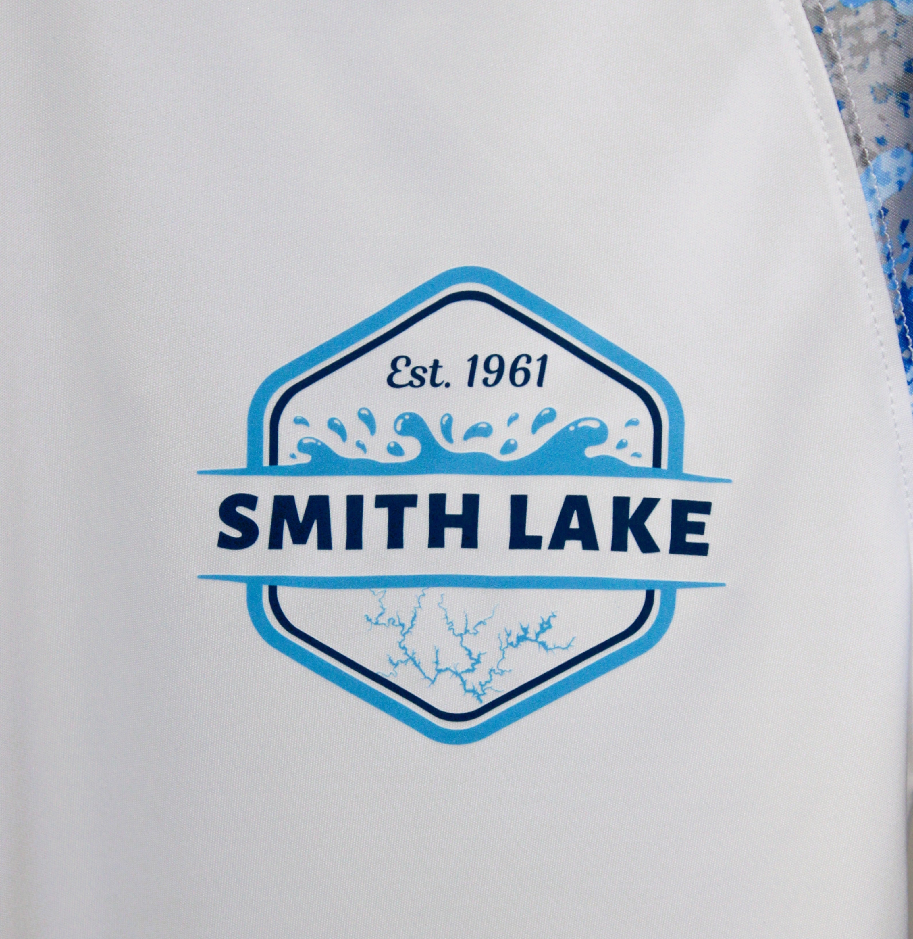 Smith Lake Extreme Performance Shirt - White/Lake Camo 3