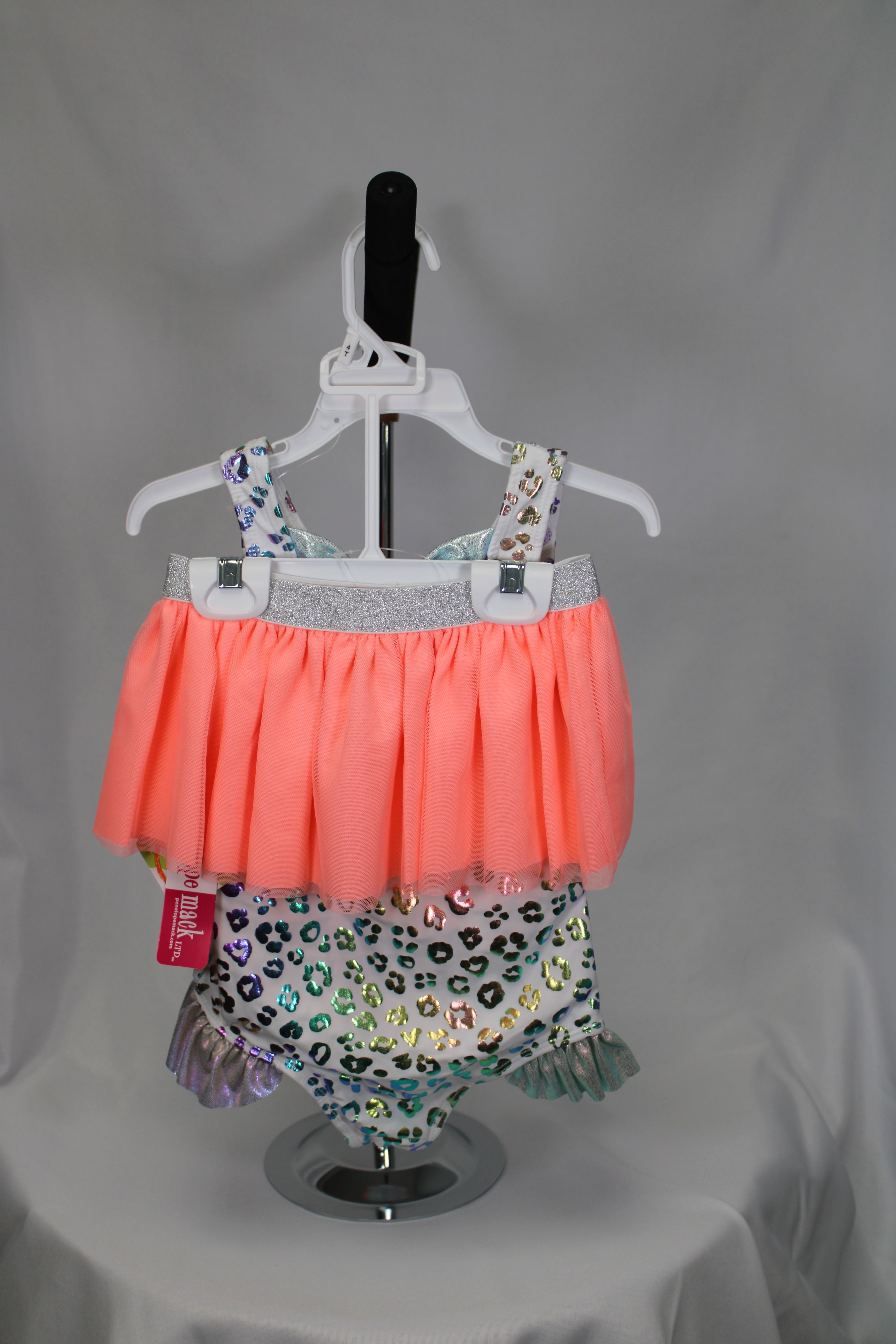 Penelope Mack Toddler Swimsuit Leopard w/skirt