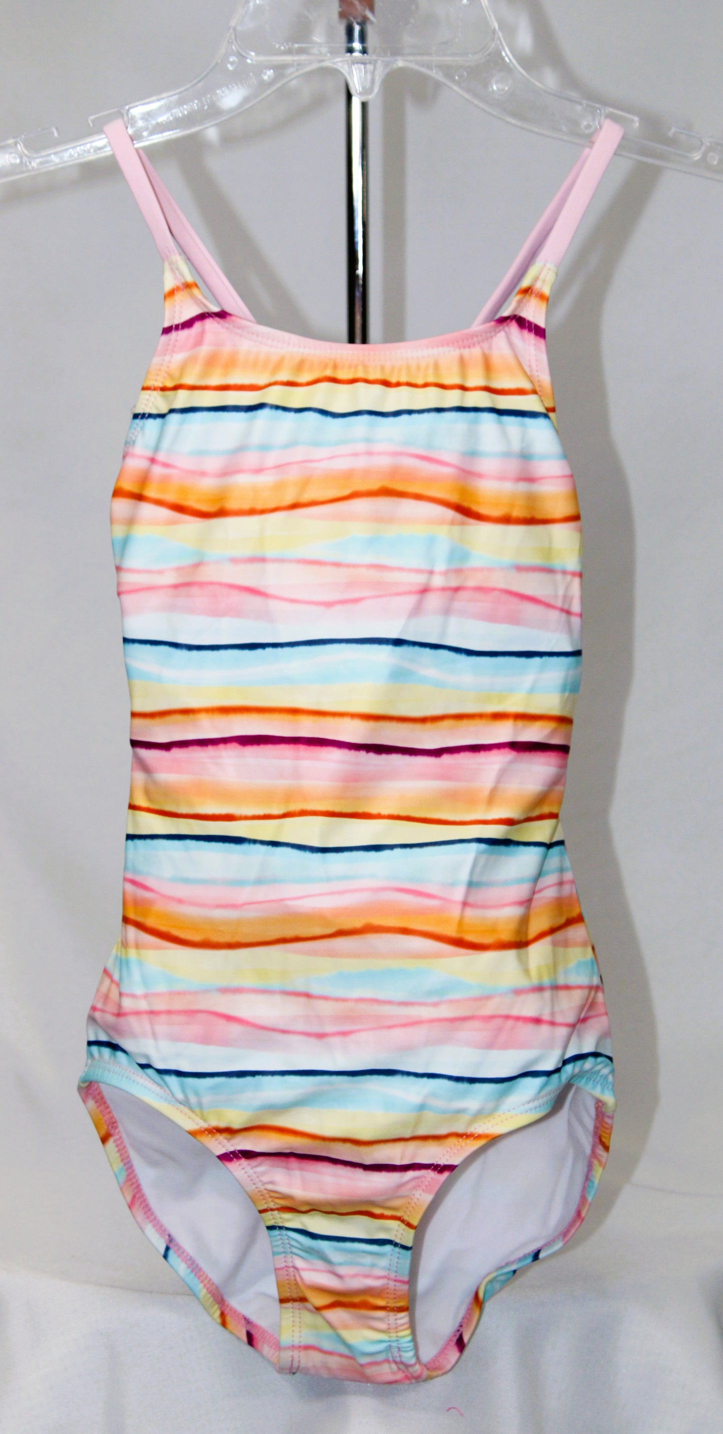 Jantzen Girls Striped Swimsuit