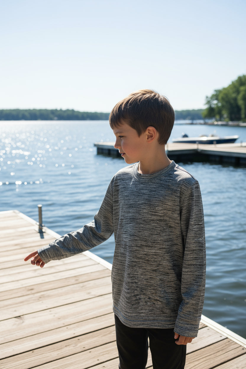 Banana Boat Boys Long Sleeved Rash Guard UPF 50+