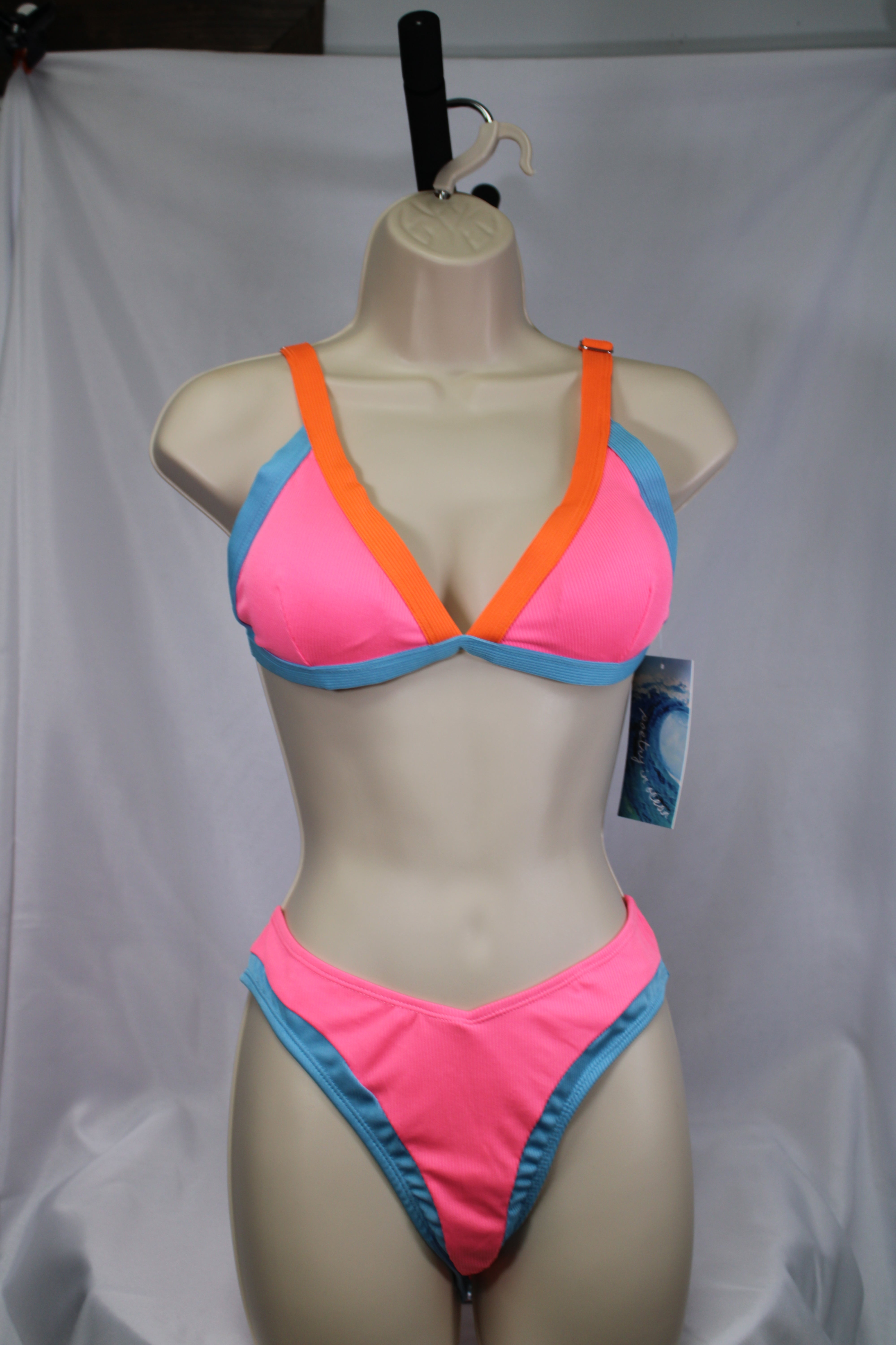 Color Block Two-Piece Swimsuits Bottoms 9