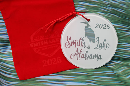 2025 Smith Lake Glass Christmas Ornaments