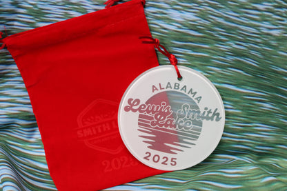 2025 Smith Lake Glass Christmas Ornaments