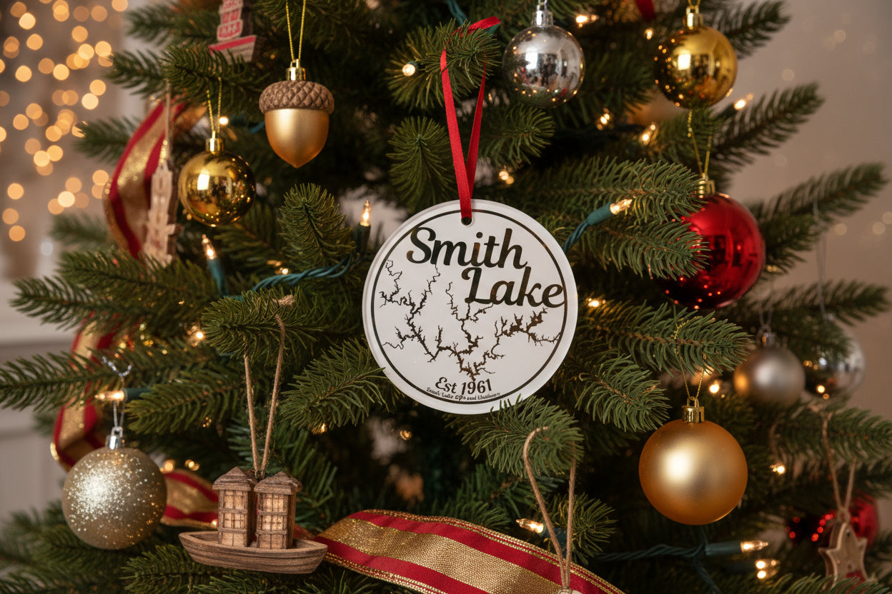 2025 Smith Lake Glass Christmas Ornaments
