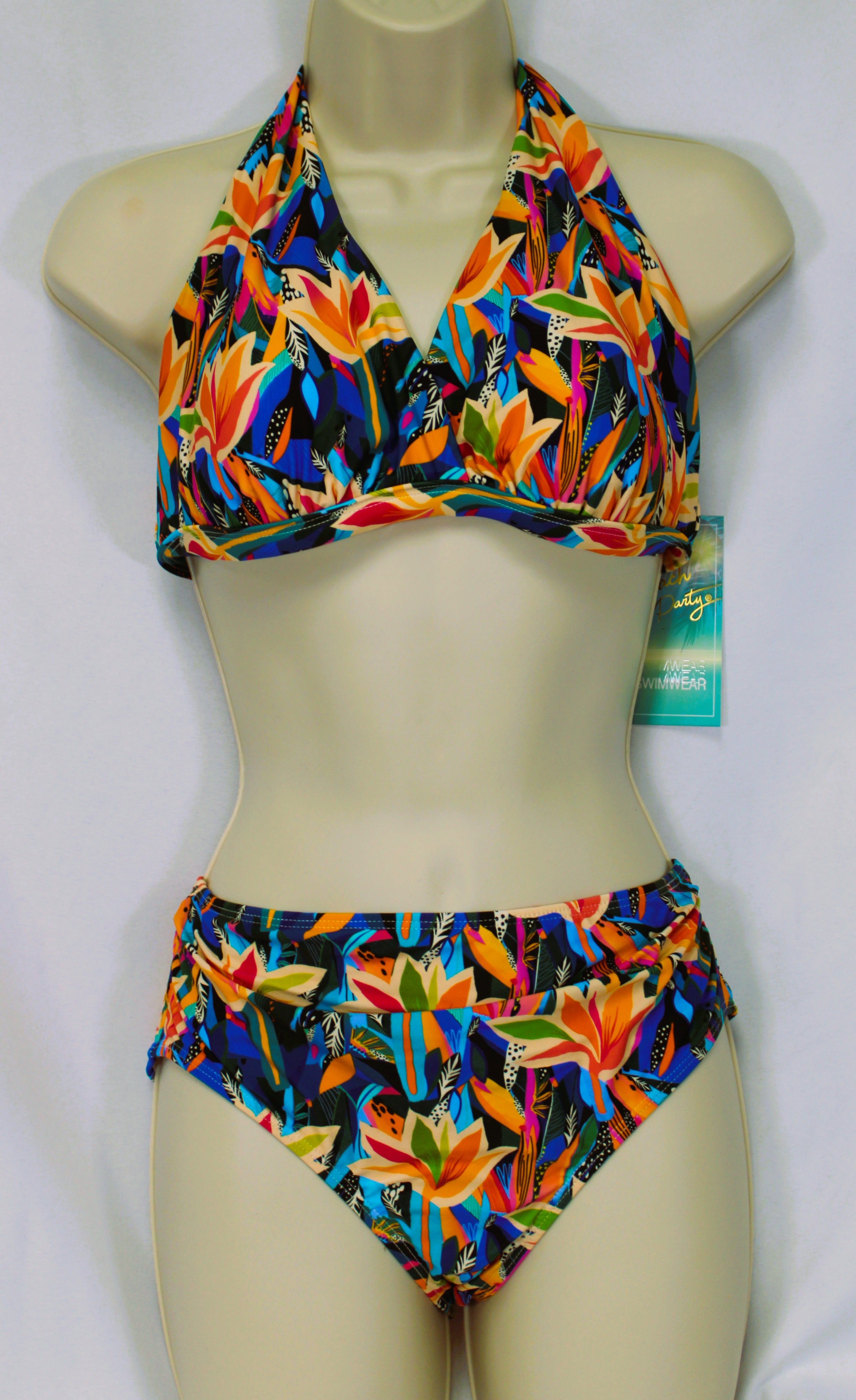Women's Bikini High Waisted Bottoms Island Time