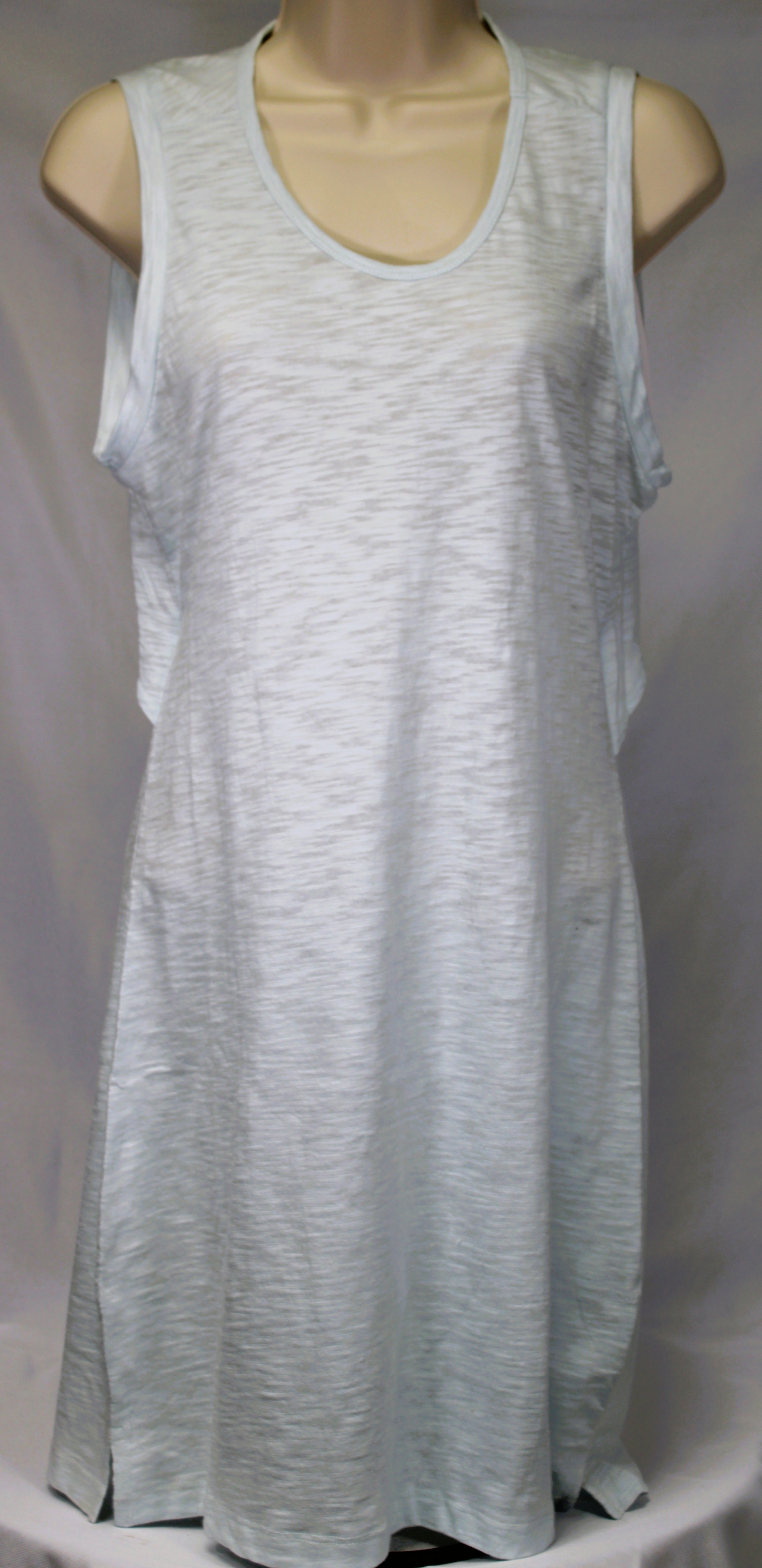Super Soft 100% Cotton Tie Back Dress Cover Up - ISLAND BLUE