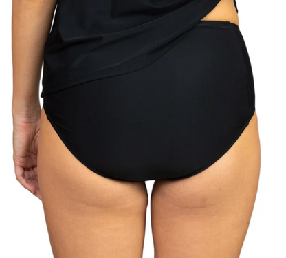 Missy High Waisted Swim Bottoms  - Black
