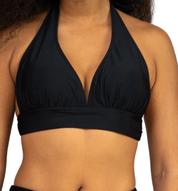 Missy Halter Swim Top - Black