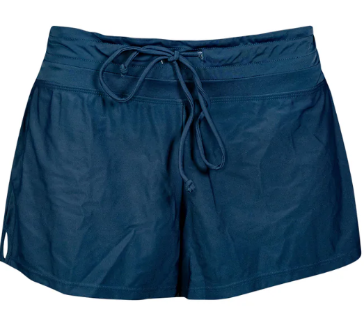 Missy Tie Swim Short - Navy