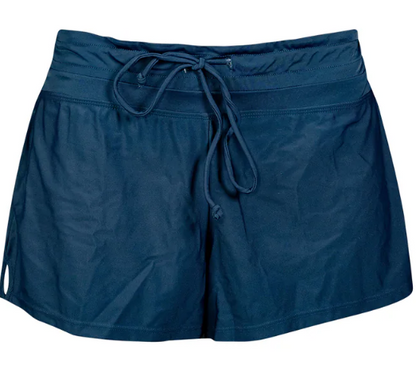 Missy Tie Swim Short - Navy