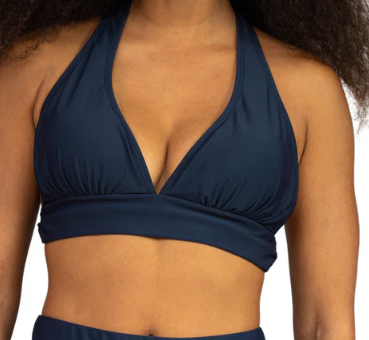 Missy Halter Swim Top - Navy