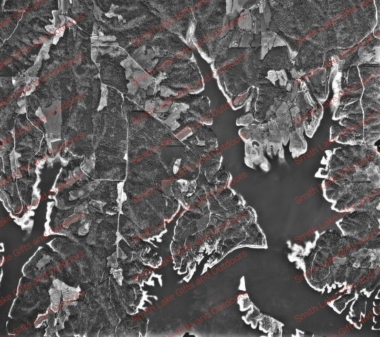 Lewis Smith Lake Aerial Photos Vintage 1964 6