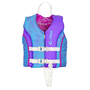 Onyx Shoal All Adventure Child Paddle & Water Sports Life Jacket= 33-55lb - Purple