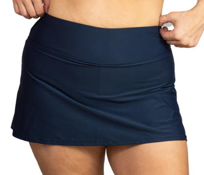 Missy Skirted Swim Bottom - Navy