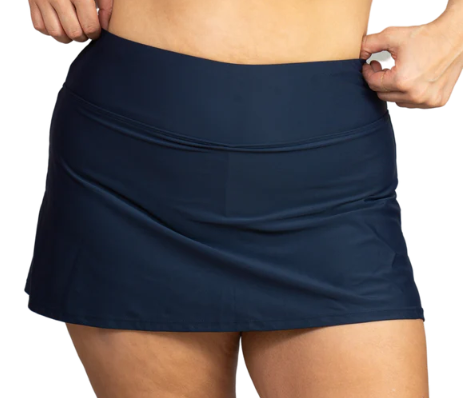 Missy Skirted Swim Bottom - Navy 3