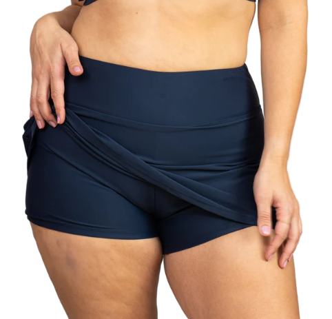 Missy Skirted Swim Bottom - Navy