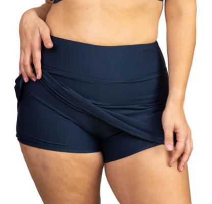 Missy Skirted Swim Bottom - Navy