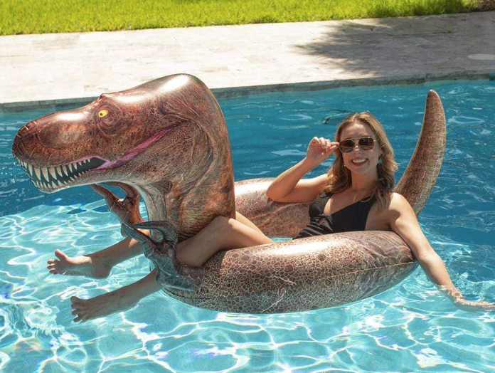 POOL CANDY DINOSAUR FLOAT 42IN-
T-REX