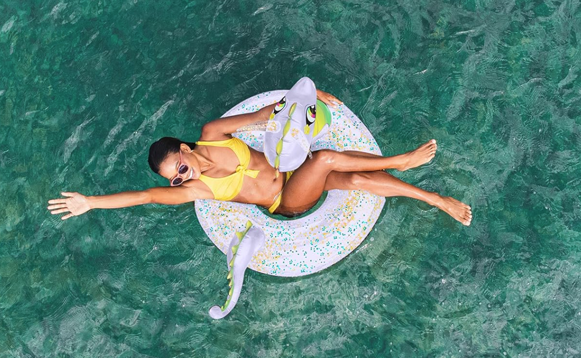 Glitter Dragon - 40" Beach & Pool Tube