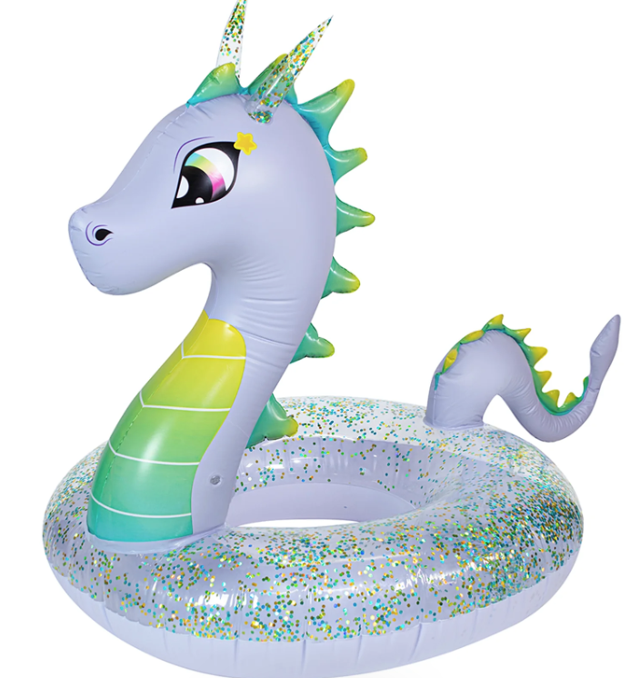 Glitter Dragon - 40" Beach & Pool Tube 3