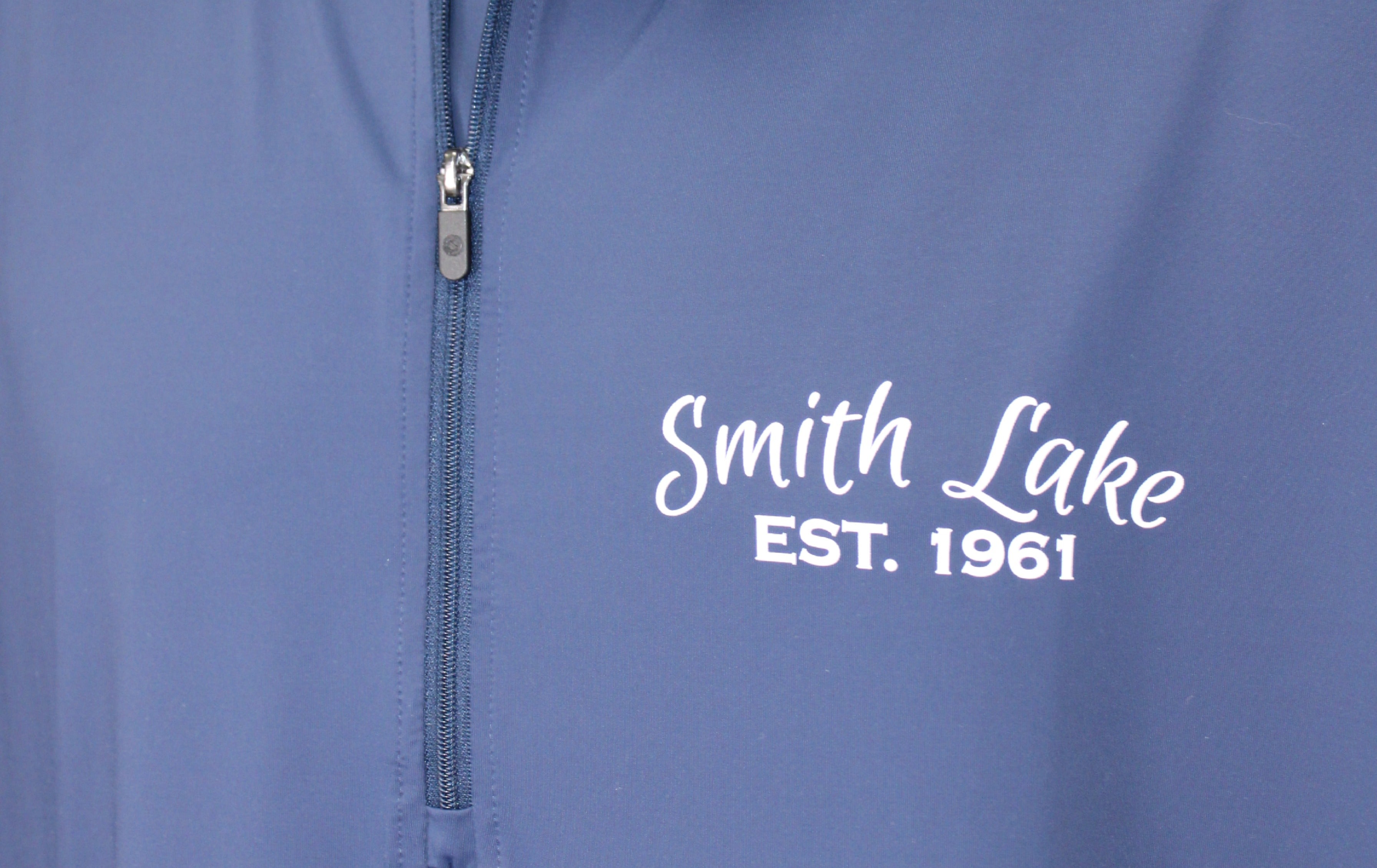 Smith Lake Navy Quarter Zip Long Sleeve Pullover