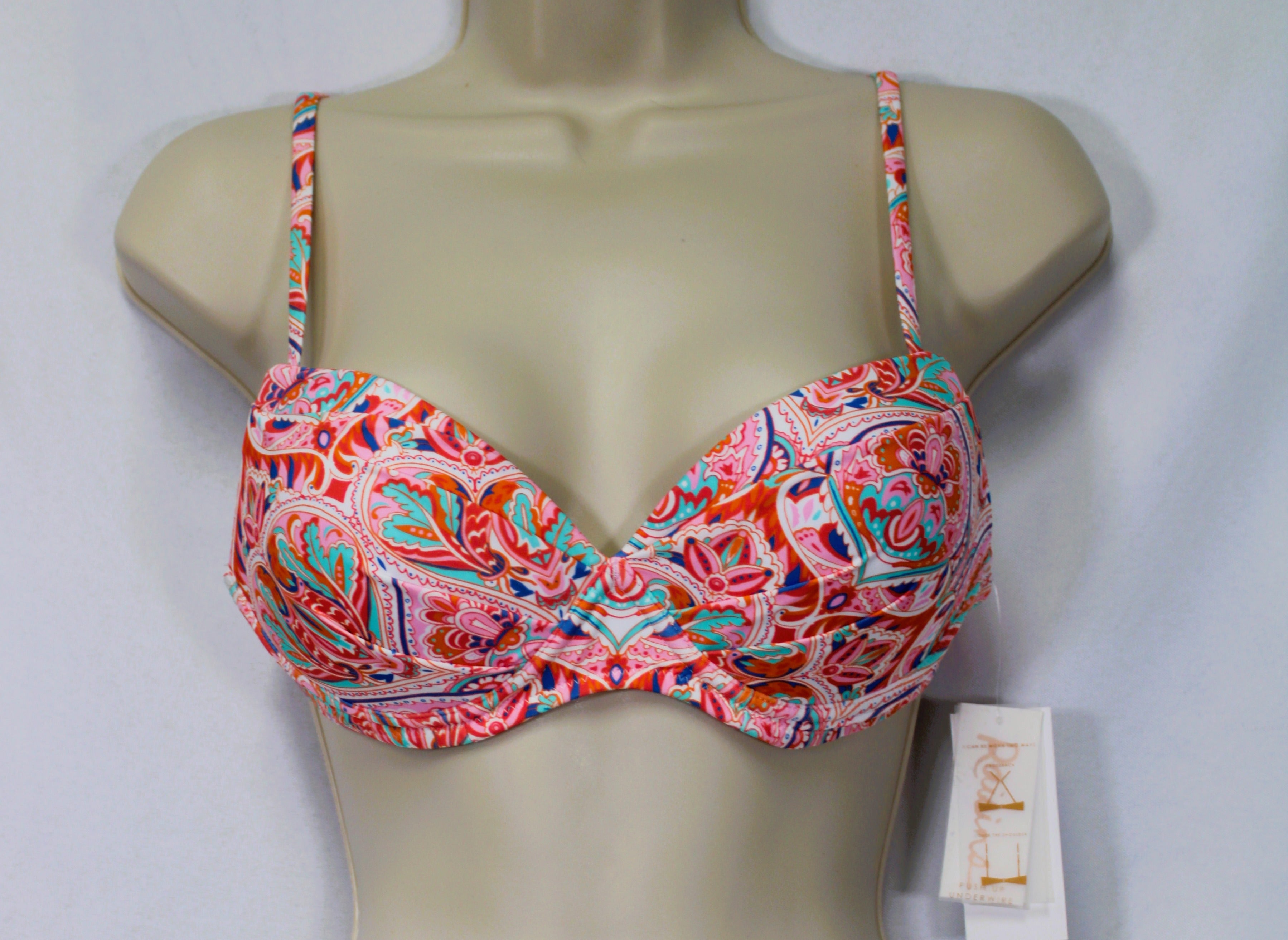 Raisins Bikini Top Moonshadow Underwire Pink