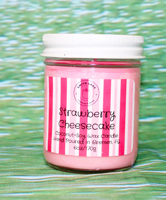 Strawberry Cheesecake Candle 6oz