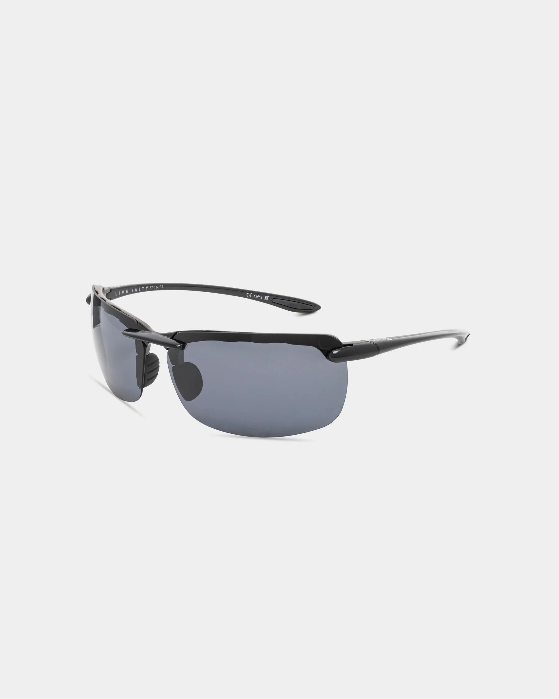 Salt Life Sunglasses Shiny Black Frame / Brown TAC Polarized Lens SL-008-000128