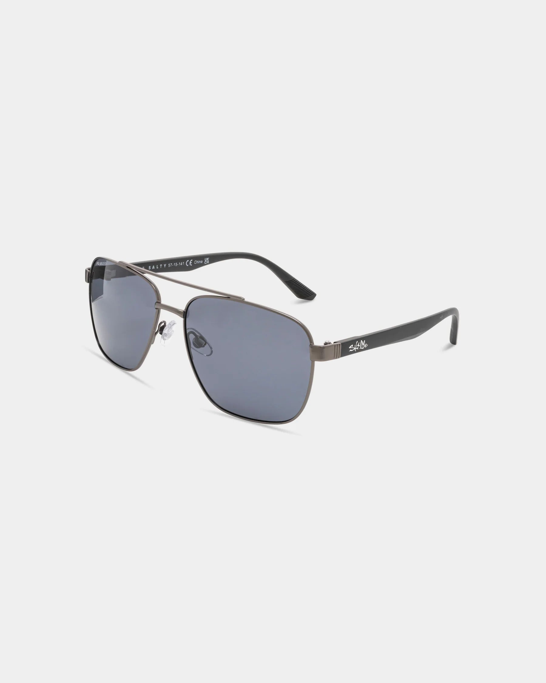 Salt Life Sunglasses Satin Gunmetal Frame / Smoke TAC Polarized Lens SL-010-910108 2