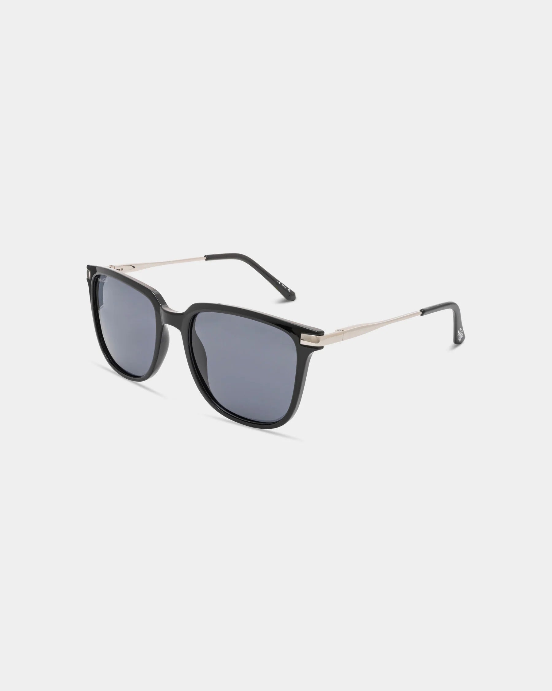 Salt Life Sunglasses Shiny Black Frame / Smoke TAC Polarized Lens SL-013-009208