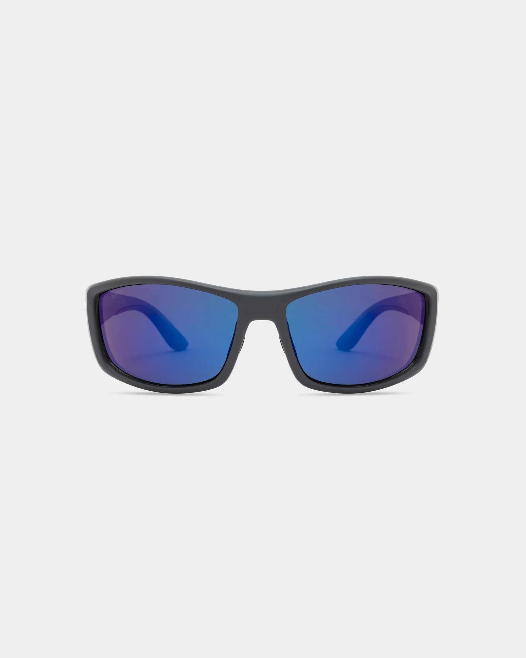 Salt Life Sunglasses Satin Grey Frame / Smoke w/Blue Mirror TAC Polarized Lens SL-018-090168 2