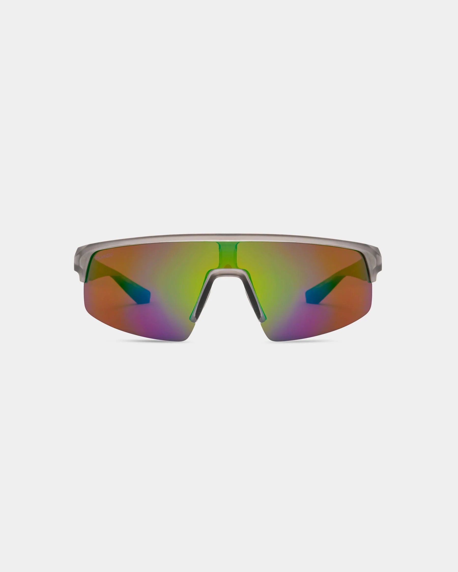 Salt Life Sunglasses Satin Crystal Grey Frame / Brown w/Green Mirror TAC Polarized Lens SL-028-171726 2