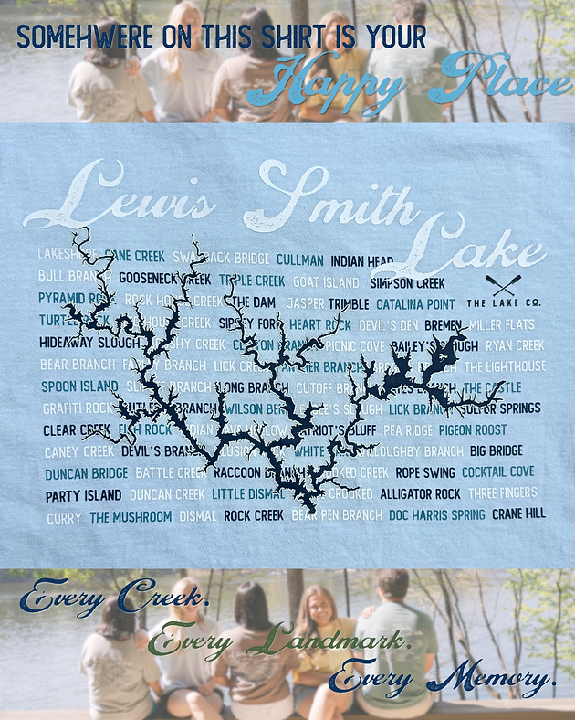 Smith Lake Landmark Tee by The Lake Co. 1