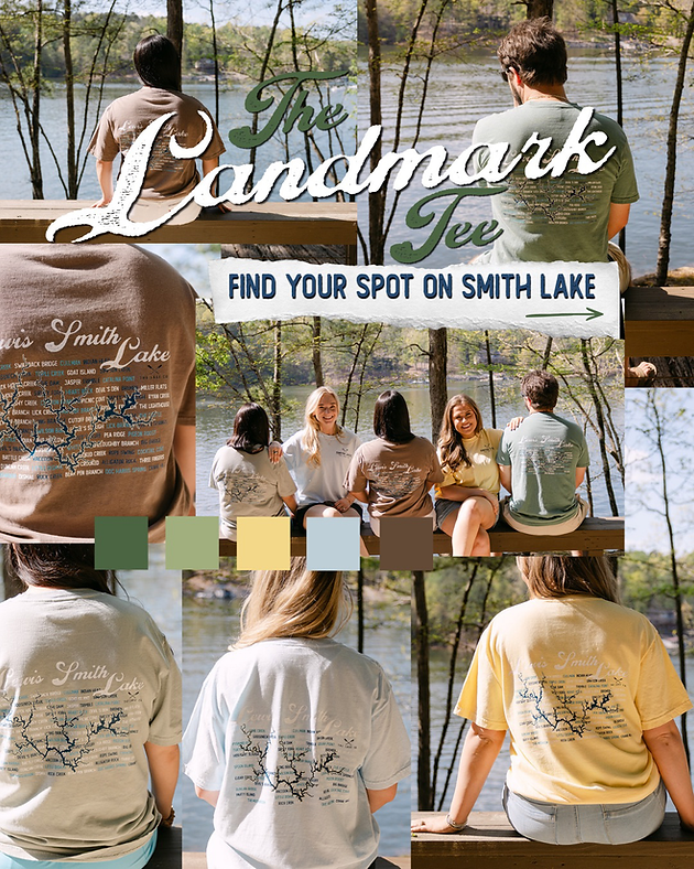 Smith Lake Landmark Tee by The Lake Co. 2