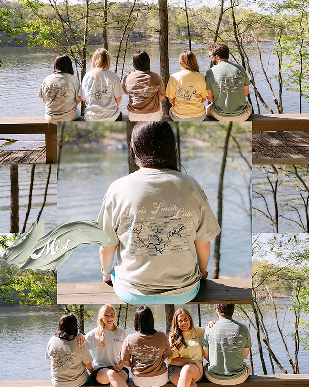 Smith Lake Landmark Tee by The Lake Co. 6