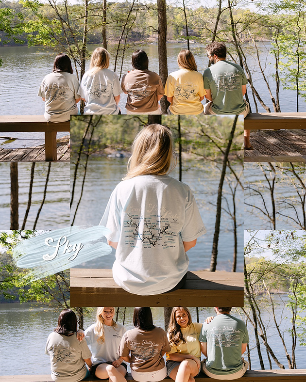 Smith Lake Landmark Tee by The Lake Co. 5
