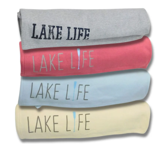 Blanket - Lake Life 56" X 82.5" throw