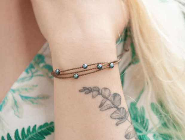 Tula Blue Pearl and Stone Riptide Bracelets 5