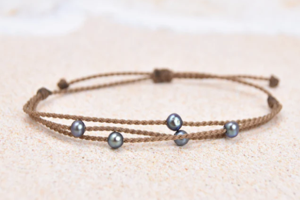 Tula Blue Pearl and Stone Riptide Bracelets 6