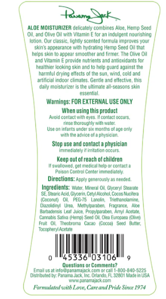 Panama Jack Aloe Moisturizer 3